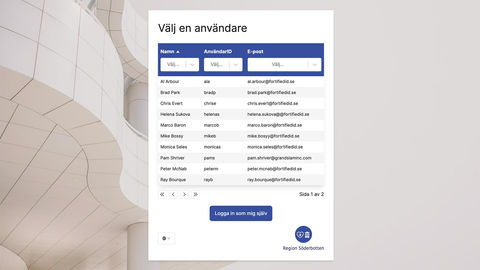 Secure login with hardware key