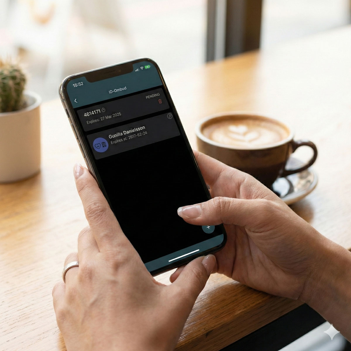 A digital representative close to the user